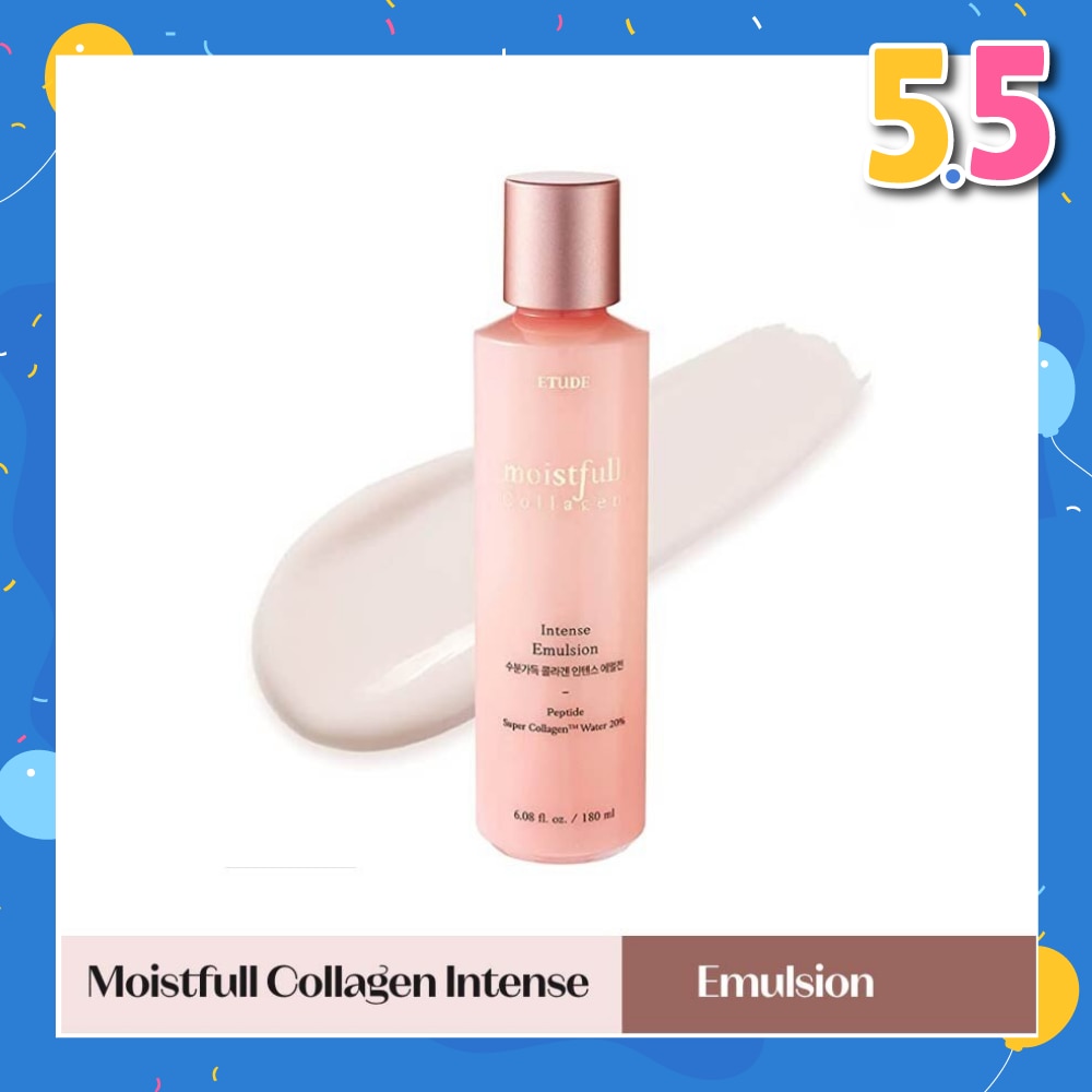 Moistfull Collagen Intense Emulsion (Super Collagen Water 20% Intense Hydrating Toner) 180ml