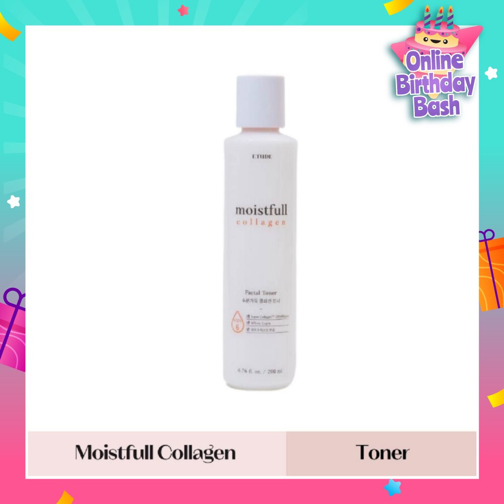 Moistfull Collagen Toner (Watery Essence Texture Delivers An Instant Moisture And Hydration To The Skin) 200ml