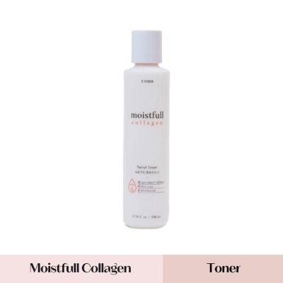ETUDE Moistfull Collagen Toner (Watery Essence Texture Delivers An Instant Moisture And Hydration To The Skin) 200ml