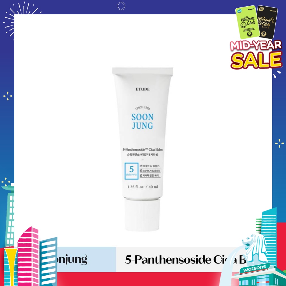Soonjung 5 Panthensoside Cica Balm (For The Improvement Of Damaged Skin With 5% Pantenocide) 40ml
