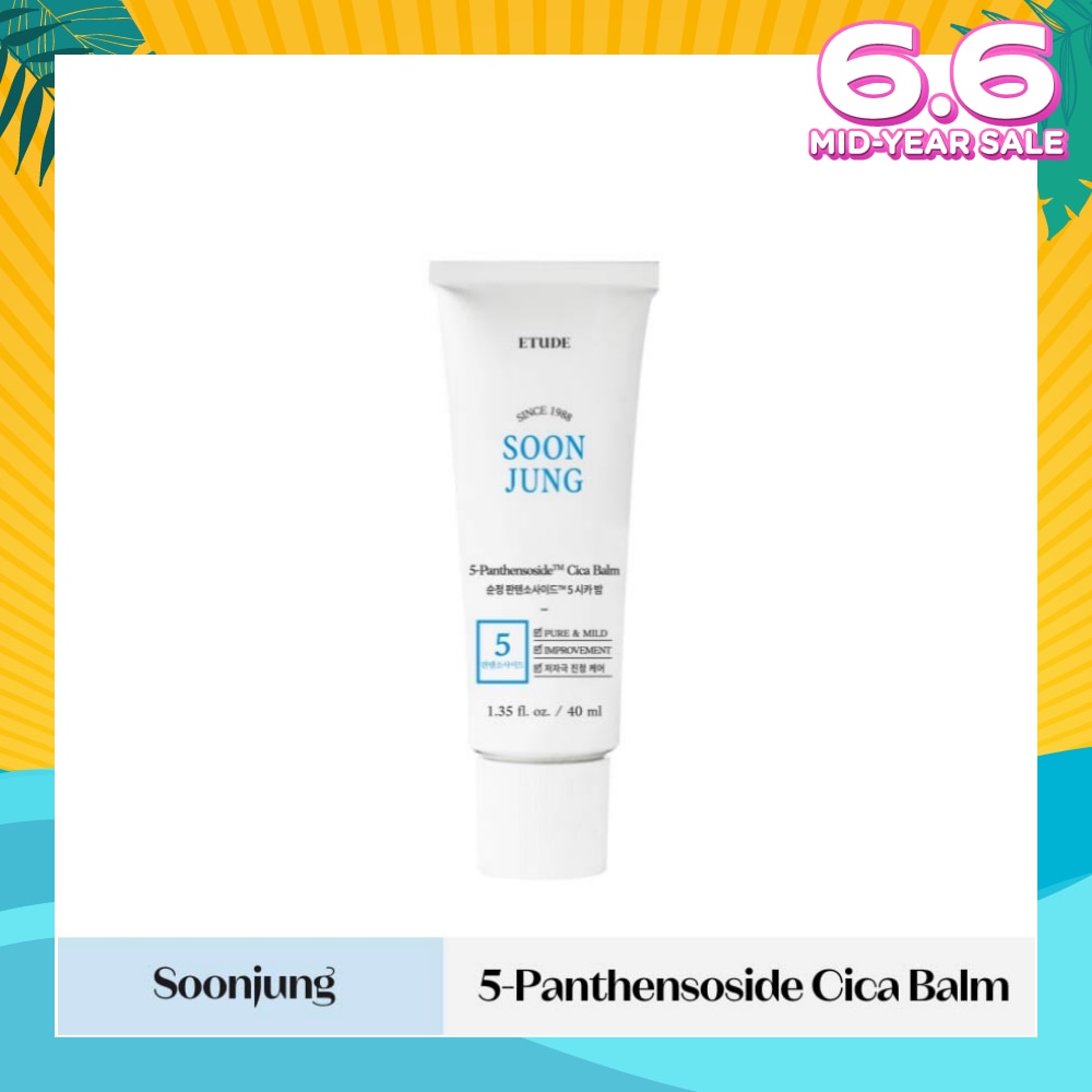 Soonjung 5 Panthensoside Cica Balm (For The Improvement Of Damaged Skin With 5% Pantenocide) 40ml