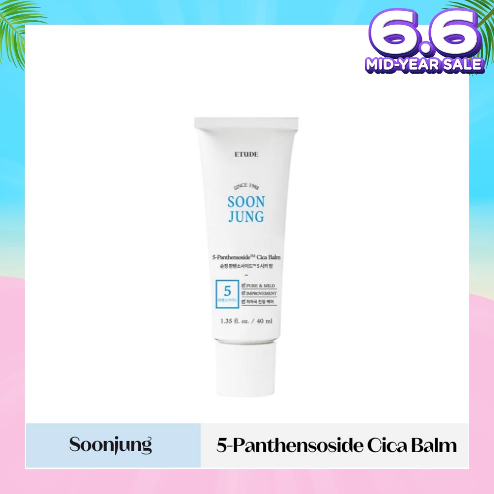 Soonjung 5 Panthensoside Cica Balm (For The Improvement Of Damaged Skin With 5% Pantenocide) 40ml
