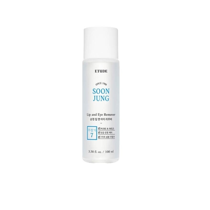 Soonjung Lip N Eye Remover (For Sensitive Skin, Gently Removes Heavy Makeup Without Irritating The Thin Skin Around The Eyes) 100ml