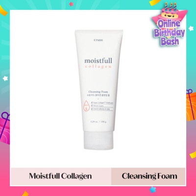 ETUDE Moistfull Collagen Cleansing Foam (Moisturizing And Nourishing Cleansing Foam) 150g