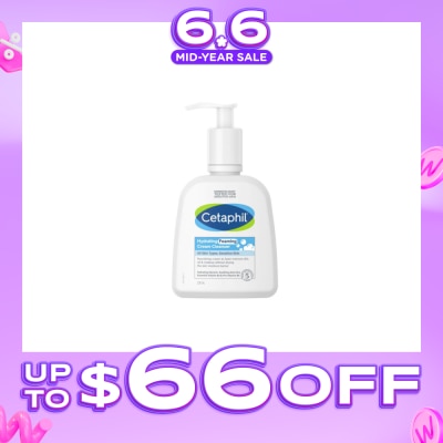 CETAPHIL - Hydrating Foaming Cream Cleanser (For Normal To Dry, Sensitive Skin With Prebiotic Aloe) 236ml