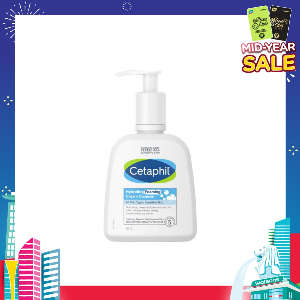 Hydrating Foaming Cream Cleanser (For Normal To Dry, Sensitive Skin With Prebiotic Aloe) 236ml