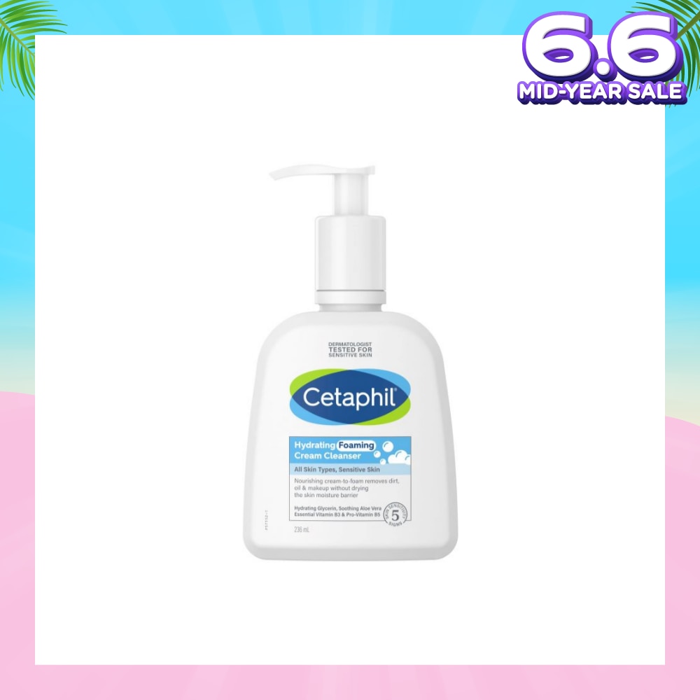 Hydrating Foaming Cream Cleanser (For Normal To Dry, Sensitive Skin With Prebiotic Aloe) 236ml