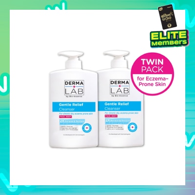 DERMA LAB Gentle Relief Cleanser Twin Pack (For Chronic Dry, Eczema Prone Skin, Relieve And Restore) 1000ml x 2s