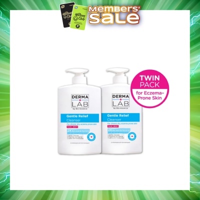 DERMA LAB - Gentle Relief Cleanser Twin Pack (For Chronic Dry, Eczema Prone Skin, Relieve And Restore) 1000ml x 2s