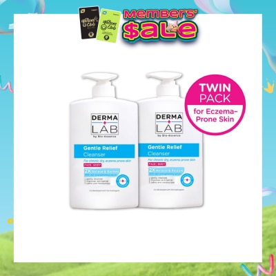 DERMA LAB - Gentle Relief Cleanser Twin Pack (For Chronic Dry, Eczema Prone Skin, Relieve And Restore) 1000ml x 2s