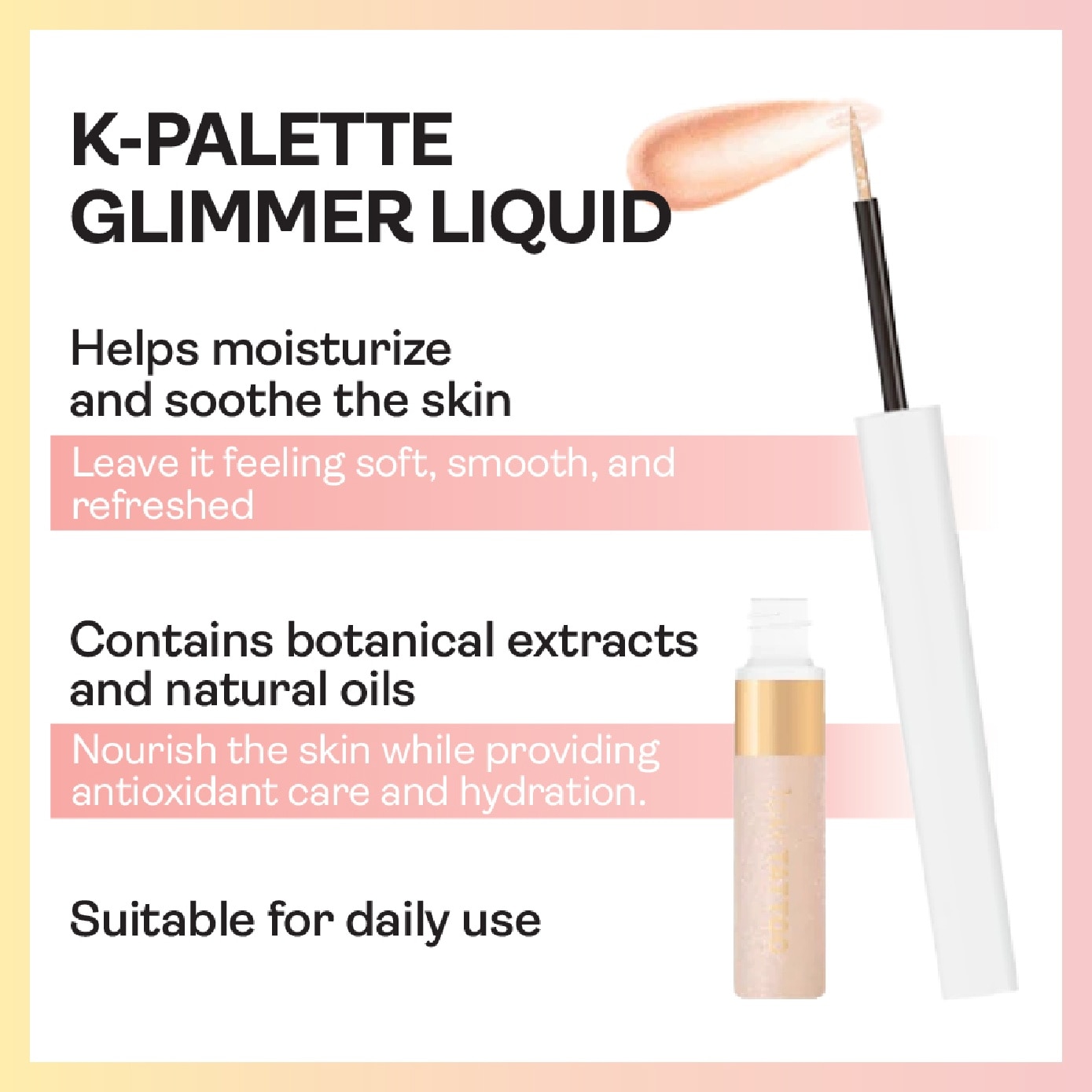 1 Day Tattoo Glimmer Liquid #05 Milky Shell 20g