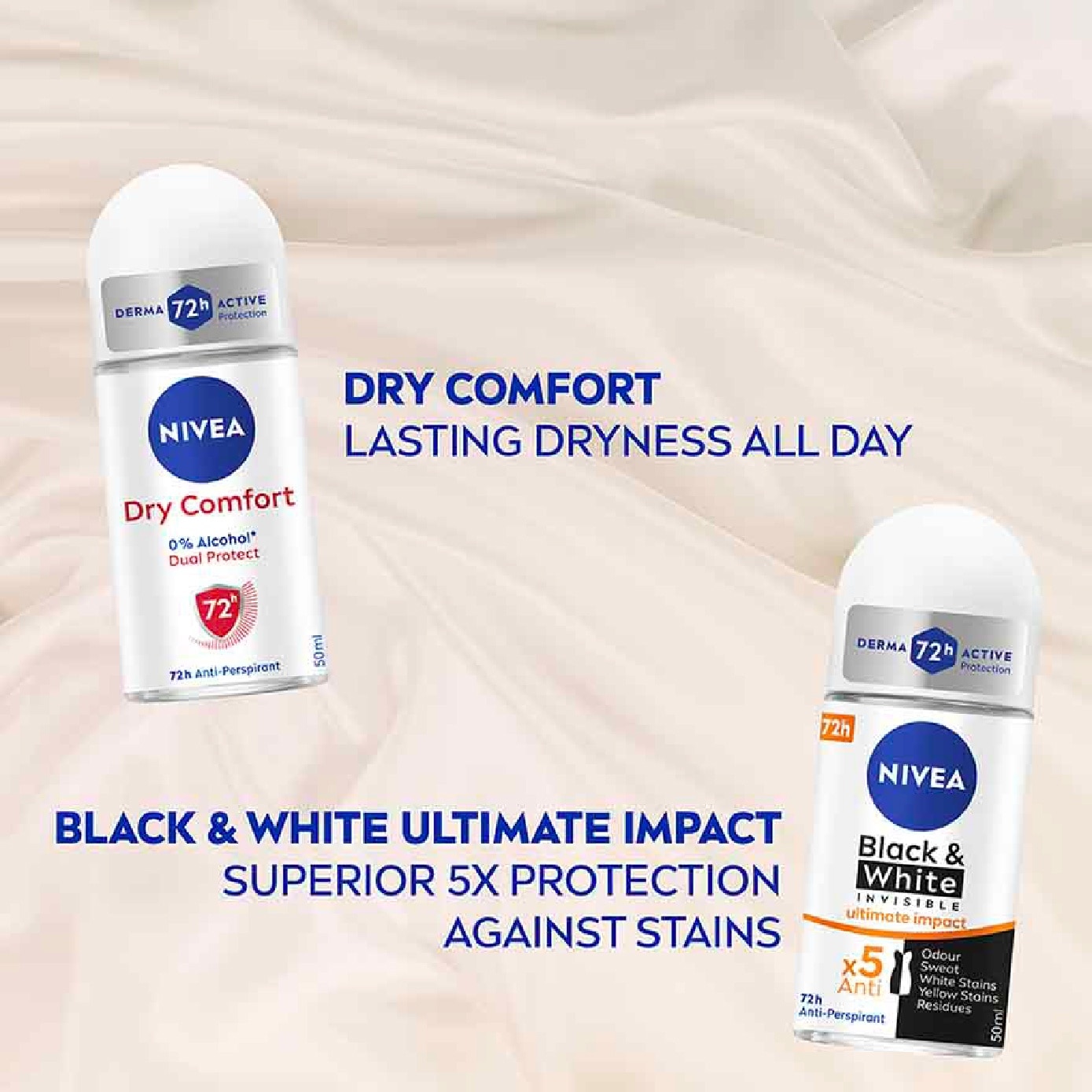 Nivea Fresh Natural Deodorant Roll-On (F) 50ml