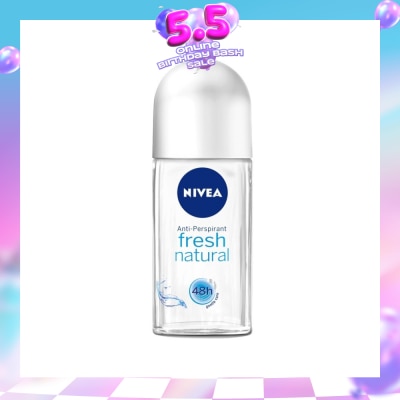 NIVEA - Nivea Fresh Natural Deodorant Roll-On (F) 50ml