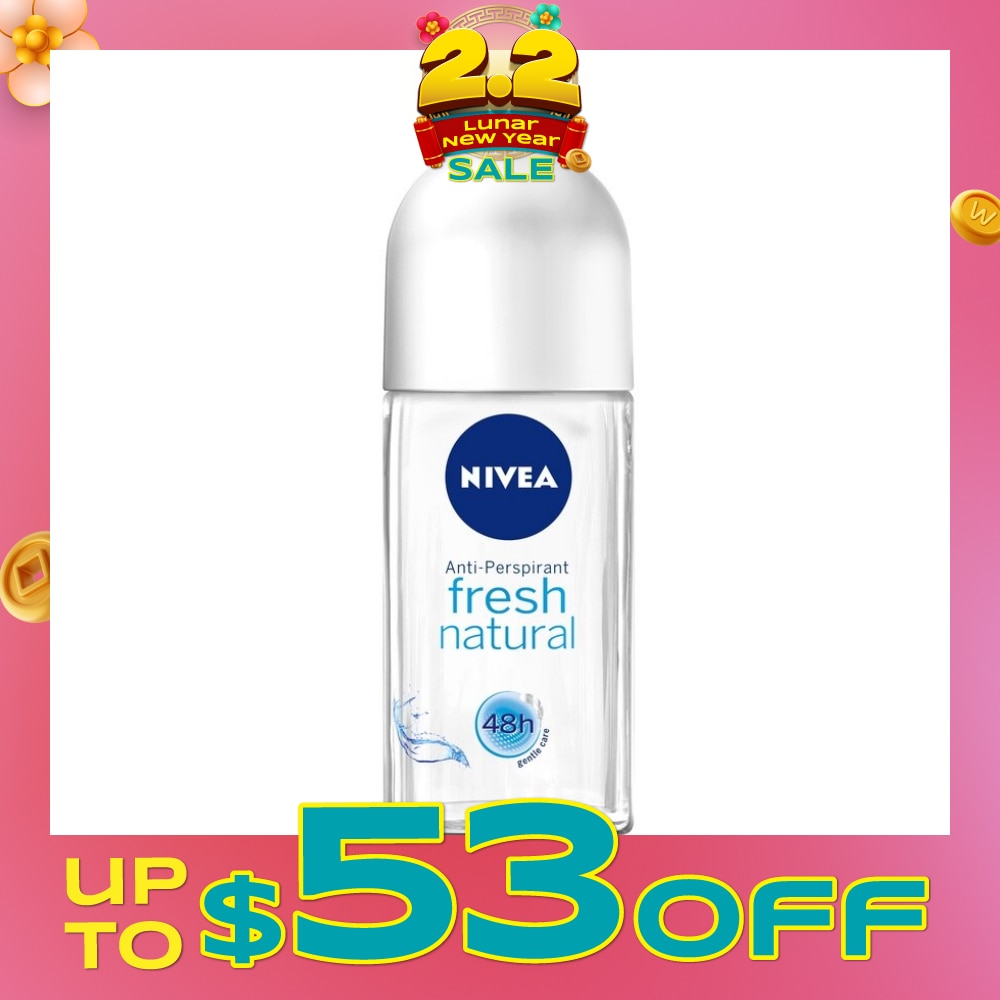 Nivea Fresh Natural Deodorant Roll-On (F) 50ml