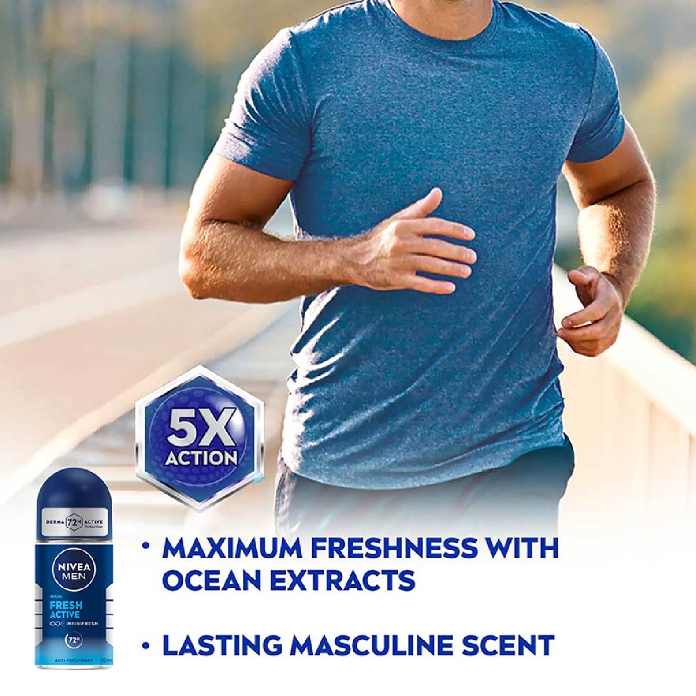 Men Fresh Active Roll-On Deodorant 50ml