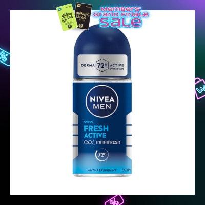 NIVEA Men Fresh Active Roll-On Deodorant 50ml