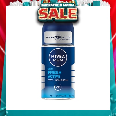 NIVEA - Men Fresh Active Roll-On Deodorant 50ml