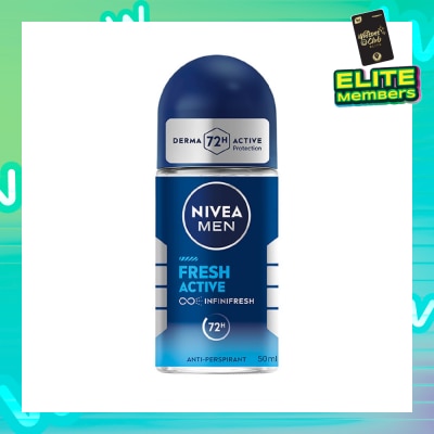 NIVEA Men Fresh Active Roll-On Deodorant 50ml