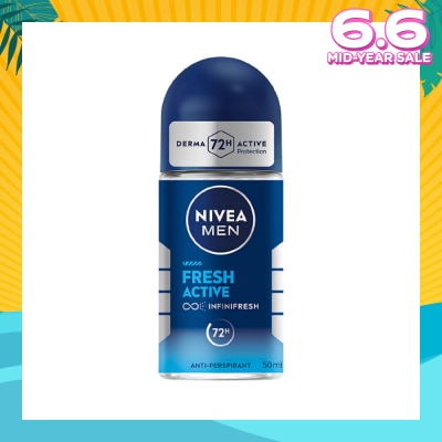 NIVEA Men Fresh Active Roll-On Deodorant 50ml