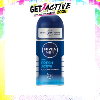 NIVEA - Men Fresh Active Roll-On Deodorant 50ml image