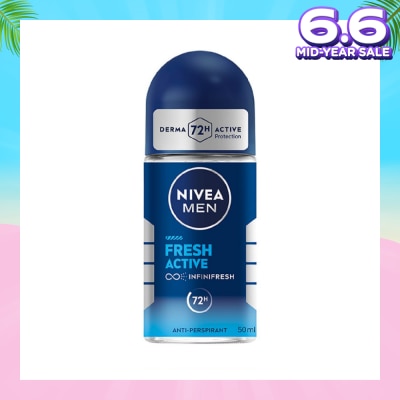 NIVEA Men Fresh Active Roll-On Deodorant 50ml