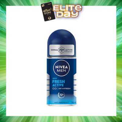 NIVEA - Men Fresh Active Roll-On Deodorant 50ml