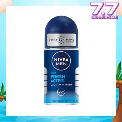 NIVEA Men Fresh Active Roll-On Deodorant 50ml