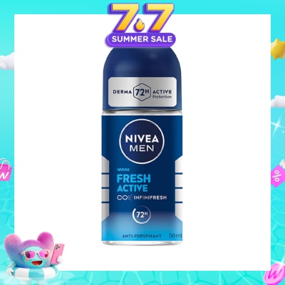 NIVEA - Men Fresh Active Roll-On Deodorant 50ml