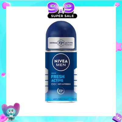 NIVEA - Men Fresh Active Roll-On Deodorant 50ml image
