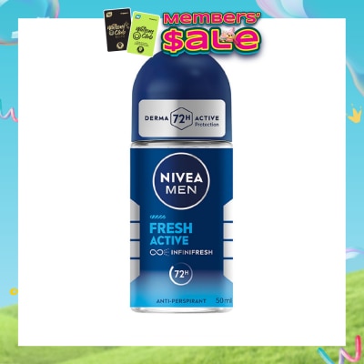 NIVEA - Men Fresh Active Roll-On Deodorant 50ml