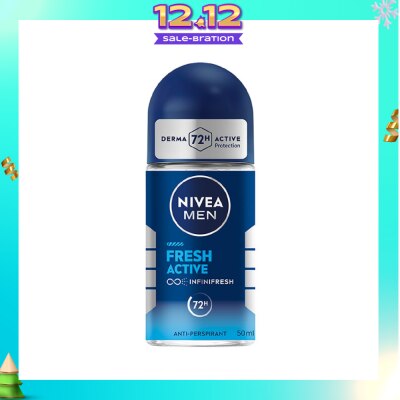 NIVEA Men Fresh Active Roll-On Deodorant 50ml