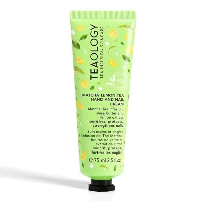 TEAOLOGY Matcha Tea Hand And Nail Cream (Nourishes, Protects And Strengthens Nails) 75ml