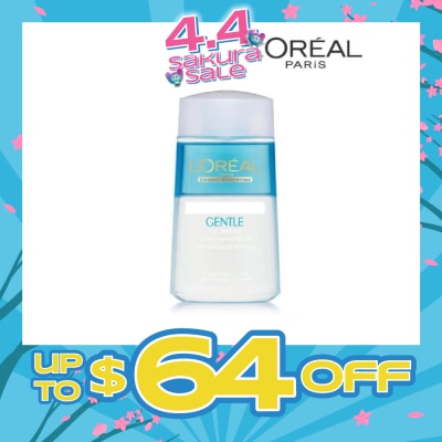 LOREAL PARIS DERMO EXPERTISE - Gentle Lip & Eye Makeup Remover 125ml