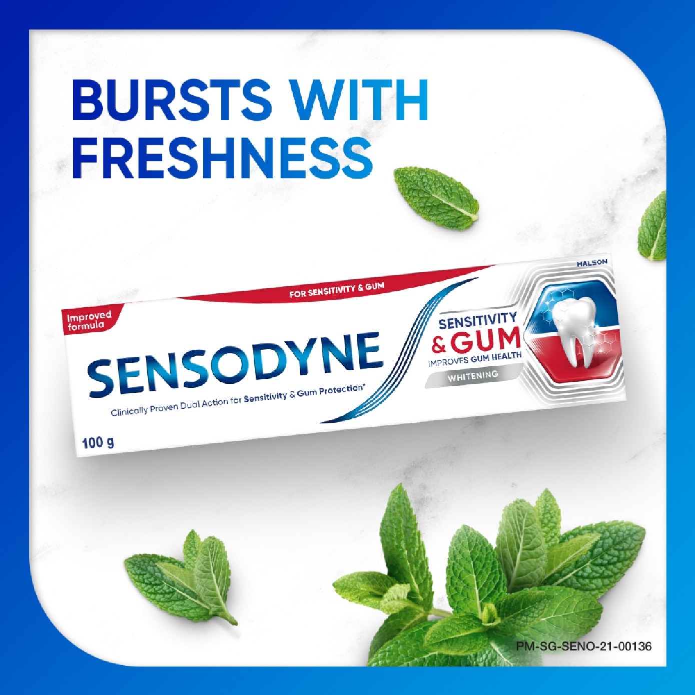 Sensitive Teeth Oral Care Toothpaste Sensitivity and Gum Whitening (Dental Sensitivity Relief) 100g image