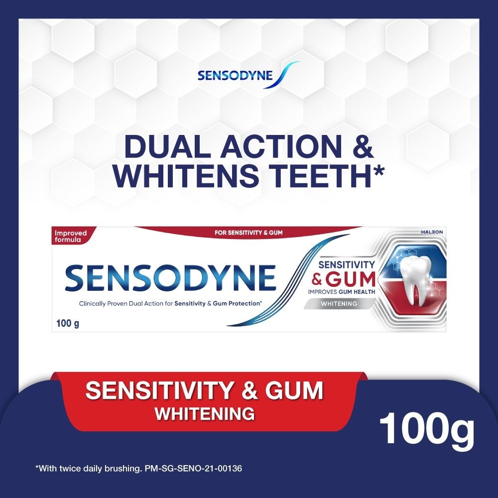 Sensitive Teeth Oral Care Toothpaste Sensitivity and Gum Whitening (Dental Sensitivity Relief) 100g