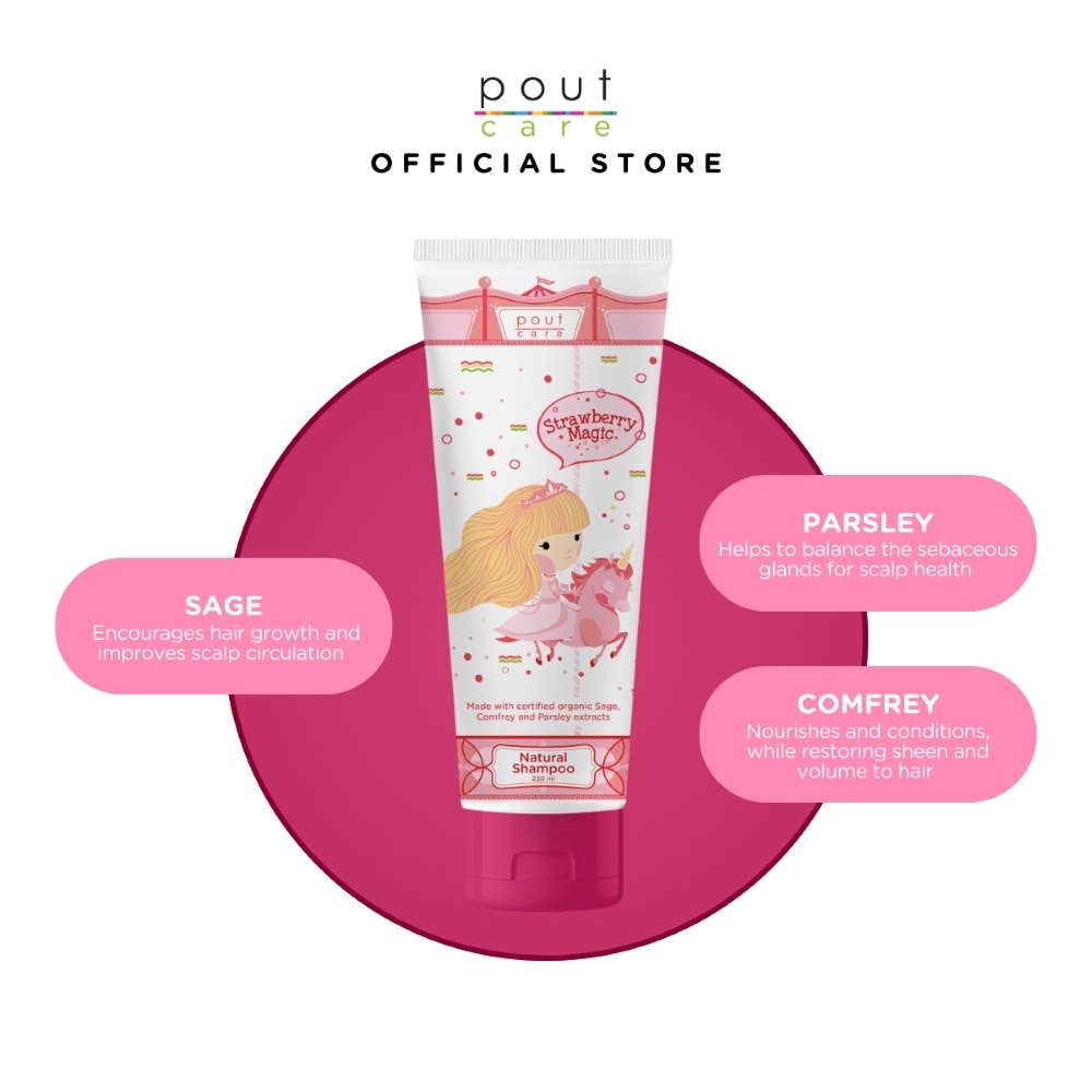 Strawberry Magic Natural Shampoo 250ml