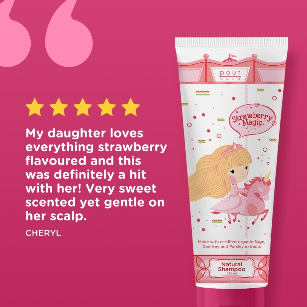 Strawberry Magic Natural Shampoo 250ml