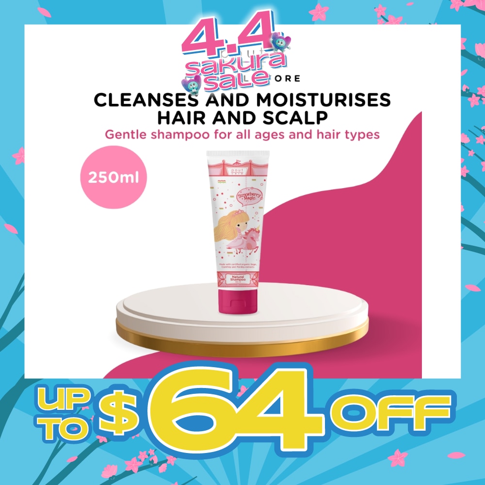 Strawberry Magic Natural Shampoo 250ml