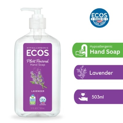 ECOS Hypoallergenic Plant Powered Hand Soap (Lavender) 503ml