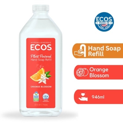 ECOS Hypoallergenic Plant Powered Hand Soap Refill (Orange Blossom) 946ml