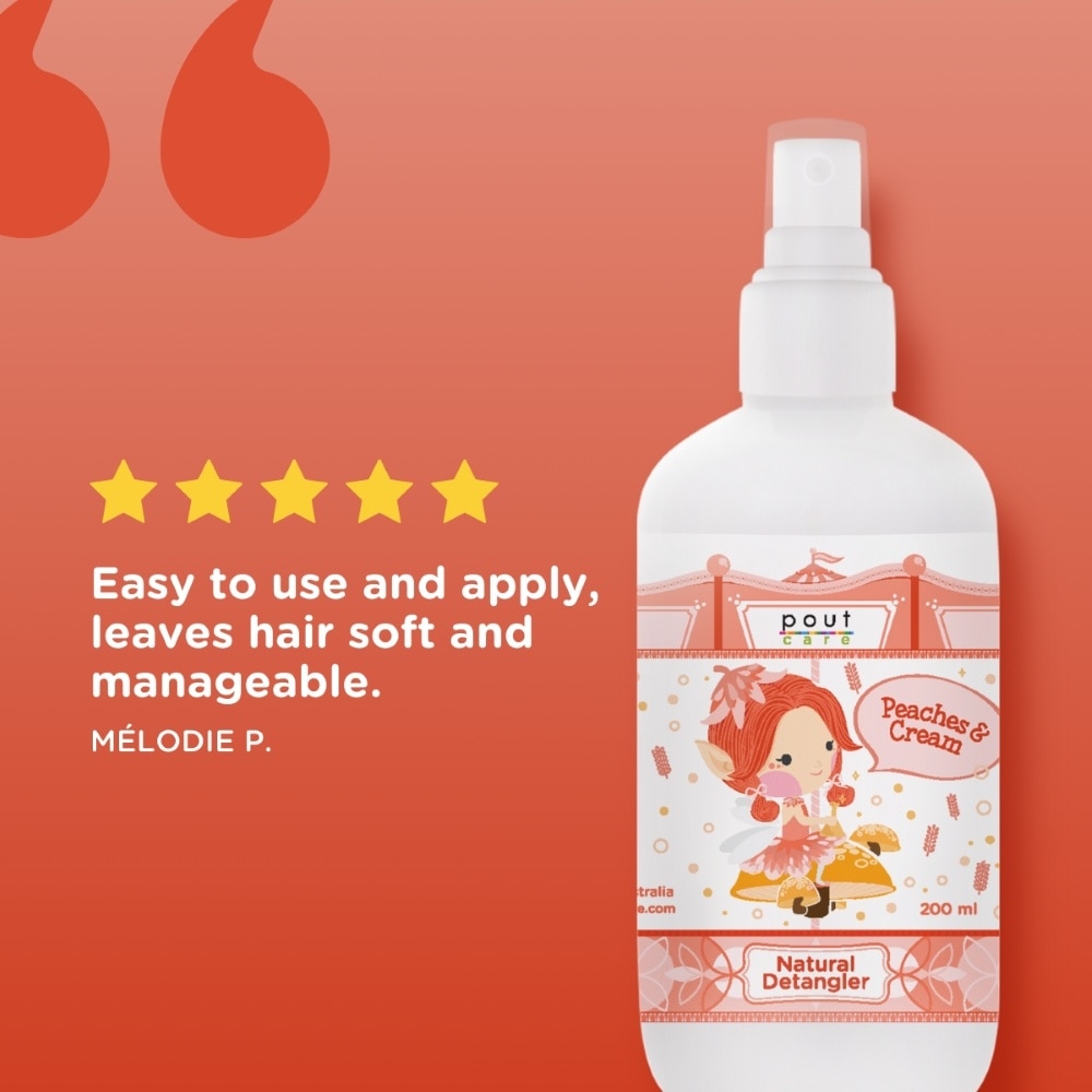 Peaches & Cream Natural Hair Detangler 200ml