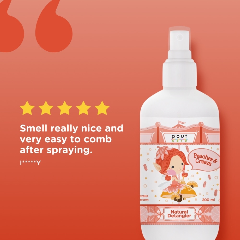 Peaches & Cream Natural Hair Detangler 200ml