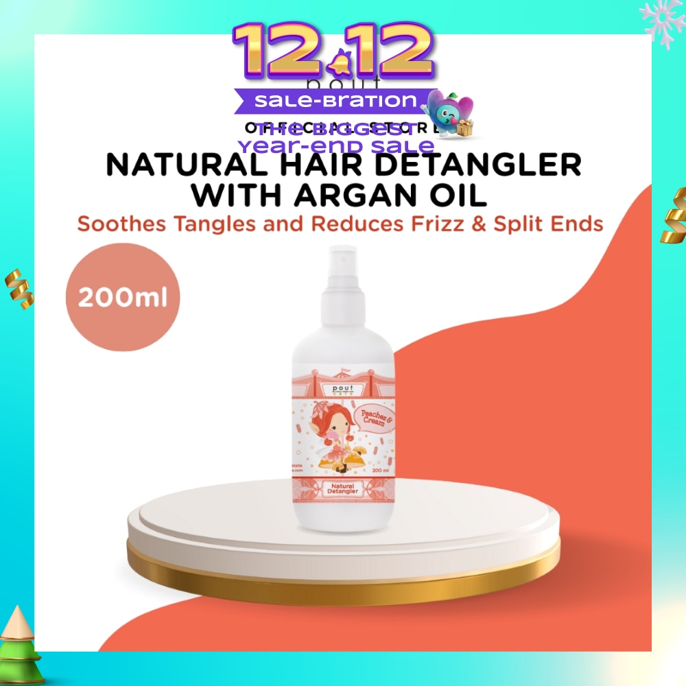 Peaches & Cream Natural Hair Detangler 200ml