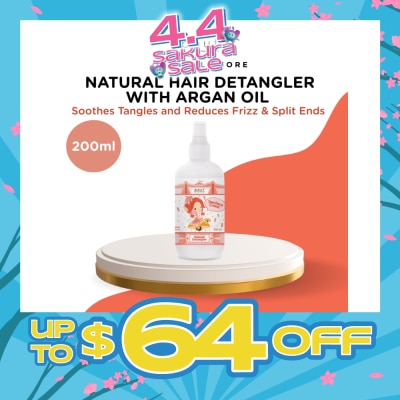 POUT CARE - Peaches & Cream Natural Hair Detangler 200ml