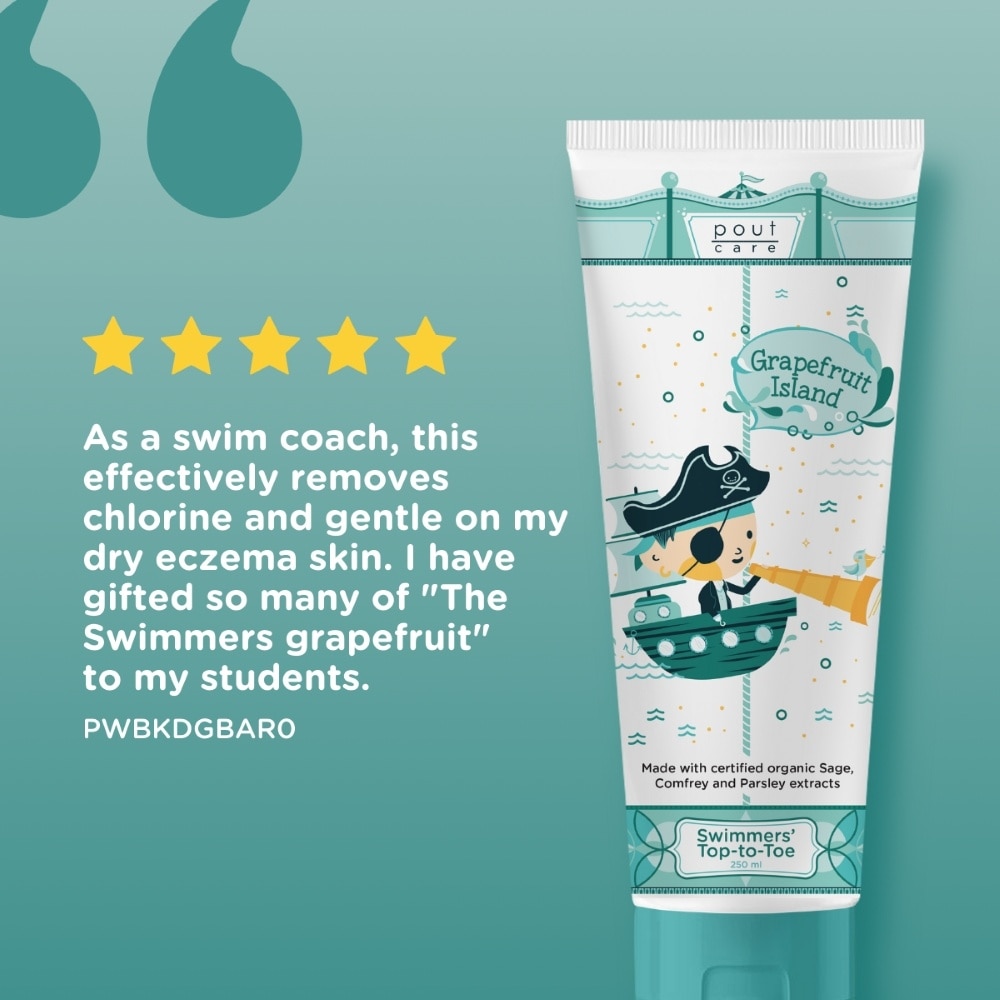 Grapefruit Island Swimmers' Top-to-Toe 2-In-1 Hair And Body Wash 250ml