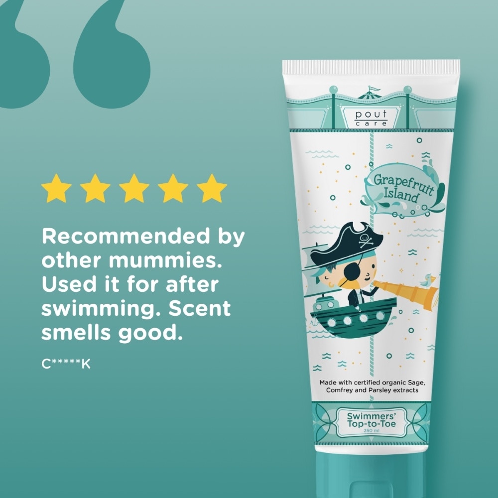 Grapefruit Island Swimmers' Top-to-Toe 2-In-1 Hair And Body Wash 250ml