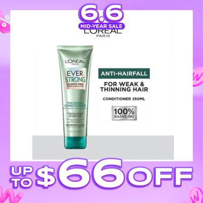 LOREAL PARIS HAIR EXPERT - EverStrong Thickening Sulfate-free Conditioner (For Weak & Thinning Hair) 250ml