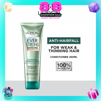 LOREAL PARIS HAIR EXPERT - EverStrong Thickening Sulfate-free Conditioner (For Weak & Thinning Hair) 250ml