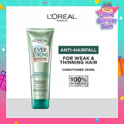 L'OREAL PARIS HAIR EXPERT EverStrong Thickening Sulfate-free Conditioner (For Weak & Thinning Hair) 250ml