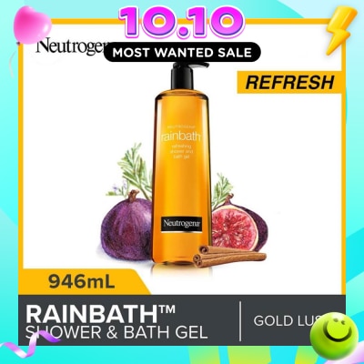 NEUTROGENA Rainbath Refreshing Shower And Bath Gel Gold Lush For Spa Like Indulgence 946ml image